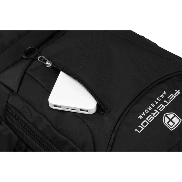 Turistinė kuprinė, juoda, poliesteris N398