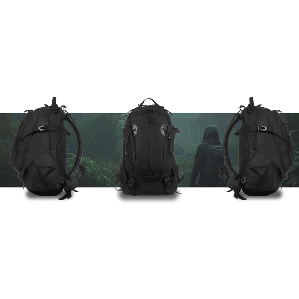 Kuprinė unisex Peterson, juoda K25