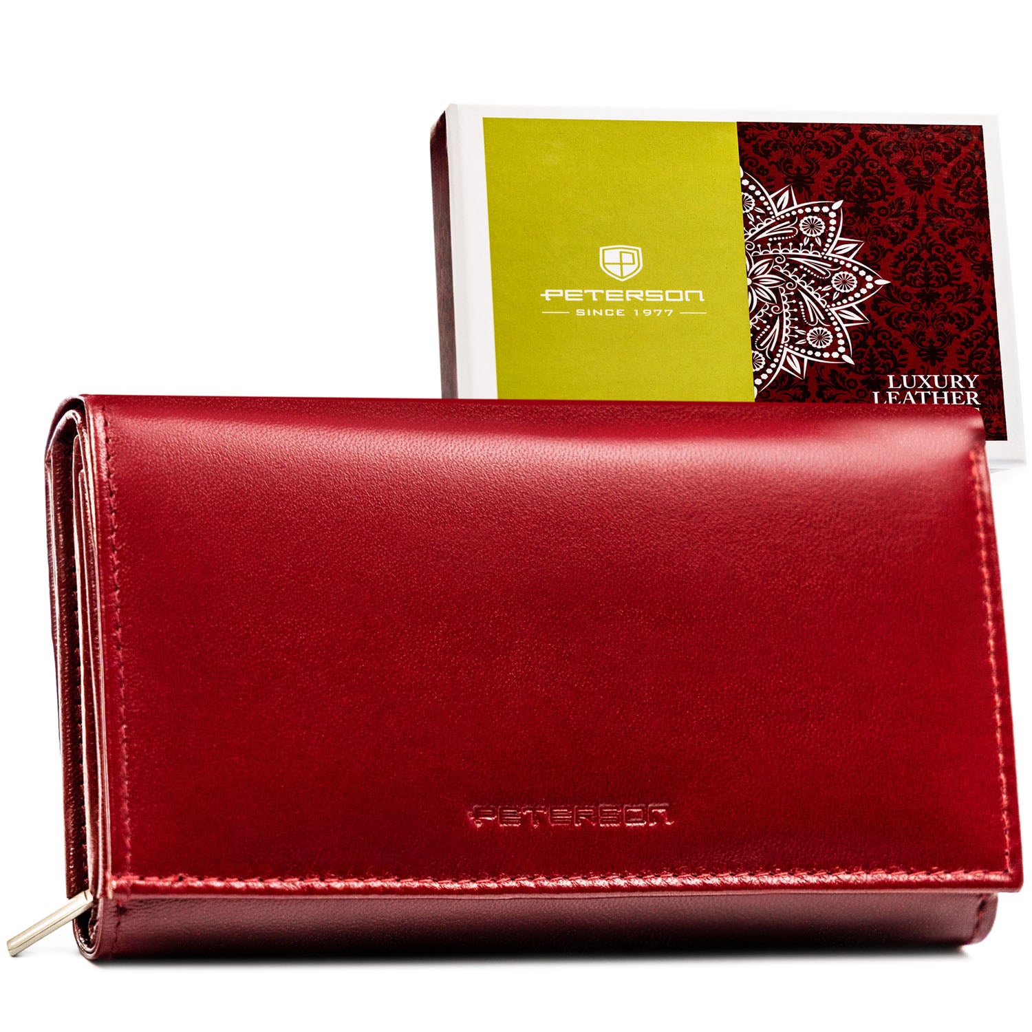 Piniginė moterims Peterson, raudonas PT46