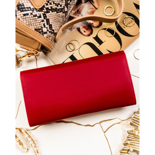 Vidutinė piniginė moterims Peterson, raudona PT107