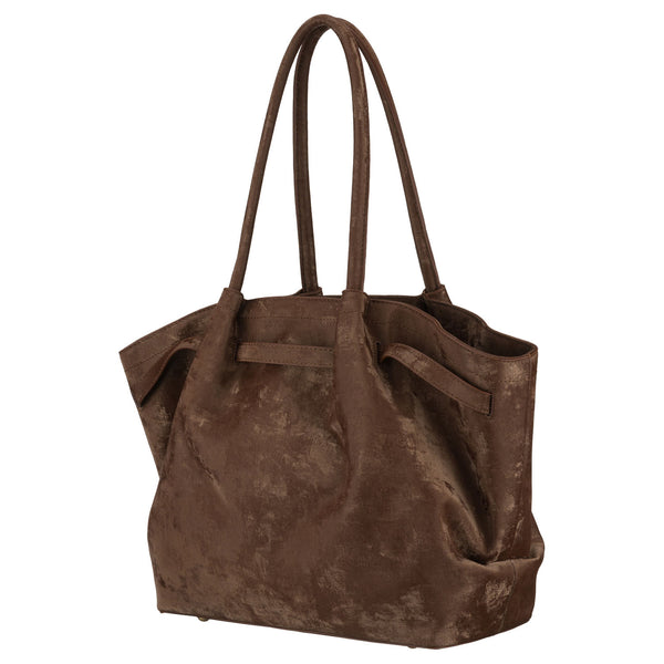 Didelė moteriška shopper tipo rankinė Peterson, ruda AX35