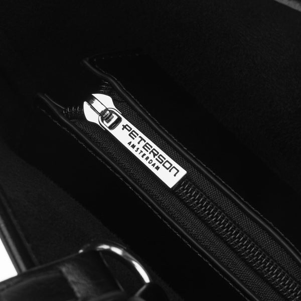 Didelė moteriška shopper rankinė Peterson, juoda AX39