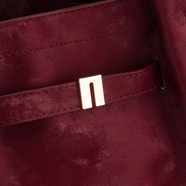 Didelė moteriška shopper tipo rankinė Peterson, bordo AX36