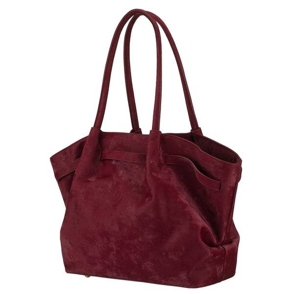 Didelė moteriška shopper tipo rankinė Peterson, bordo AX36