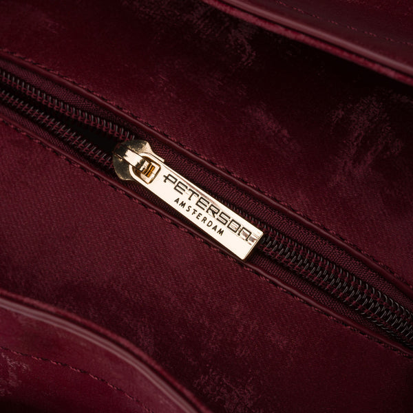 Didelė moteriška shopper tipo rankinė Peterson, bordo AX36