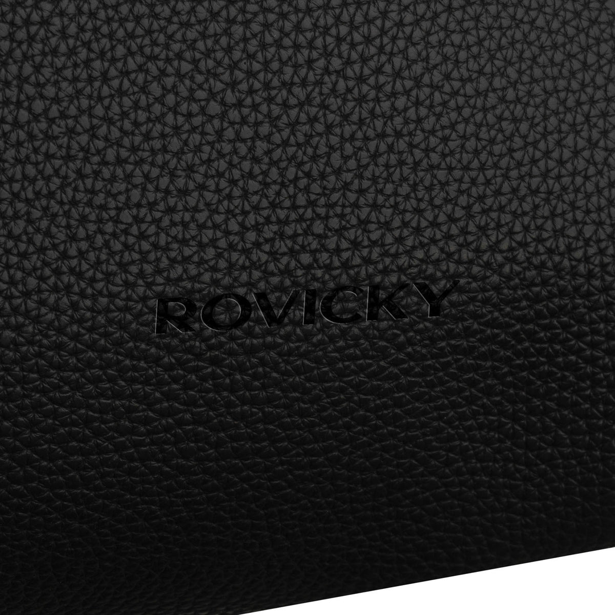Moteriška juoda eko odos shopper rankinė Rovicky K72