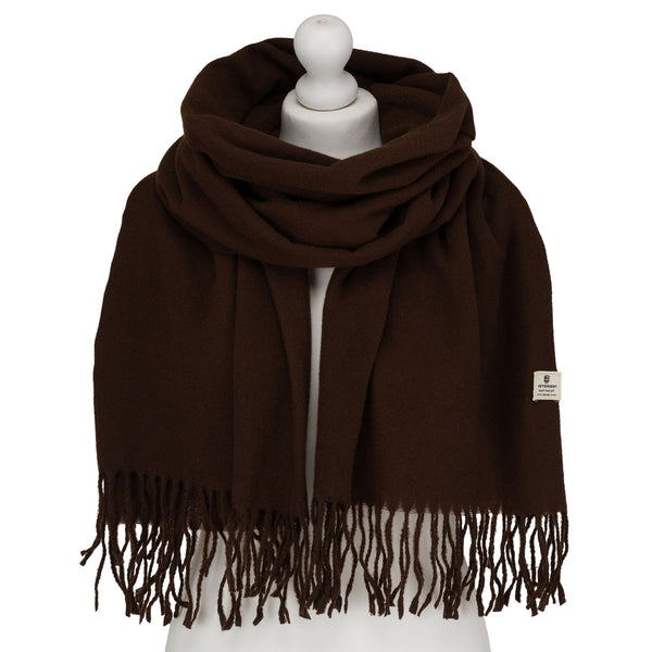 Didelis šalikas moterims Peterson, rudas S9
