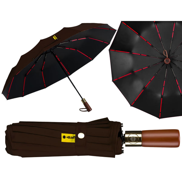 Didelis skėtis Peterson, rudas G6