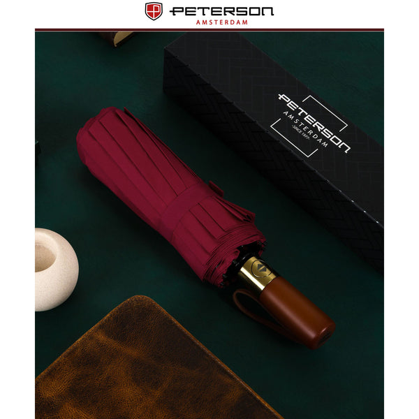 Didelis skėtis Peterson, burgundinė G10