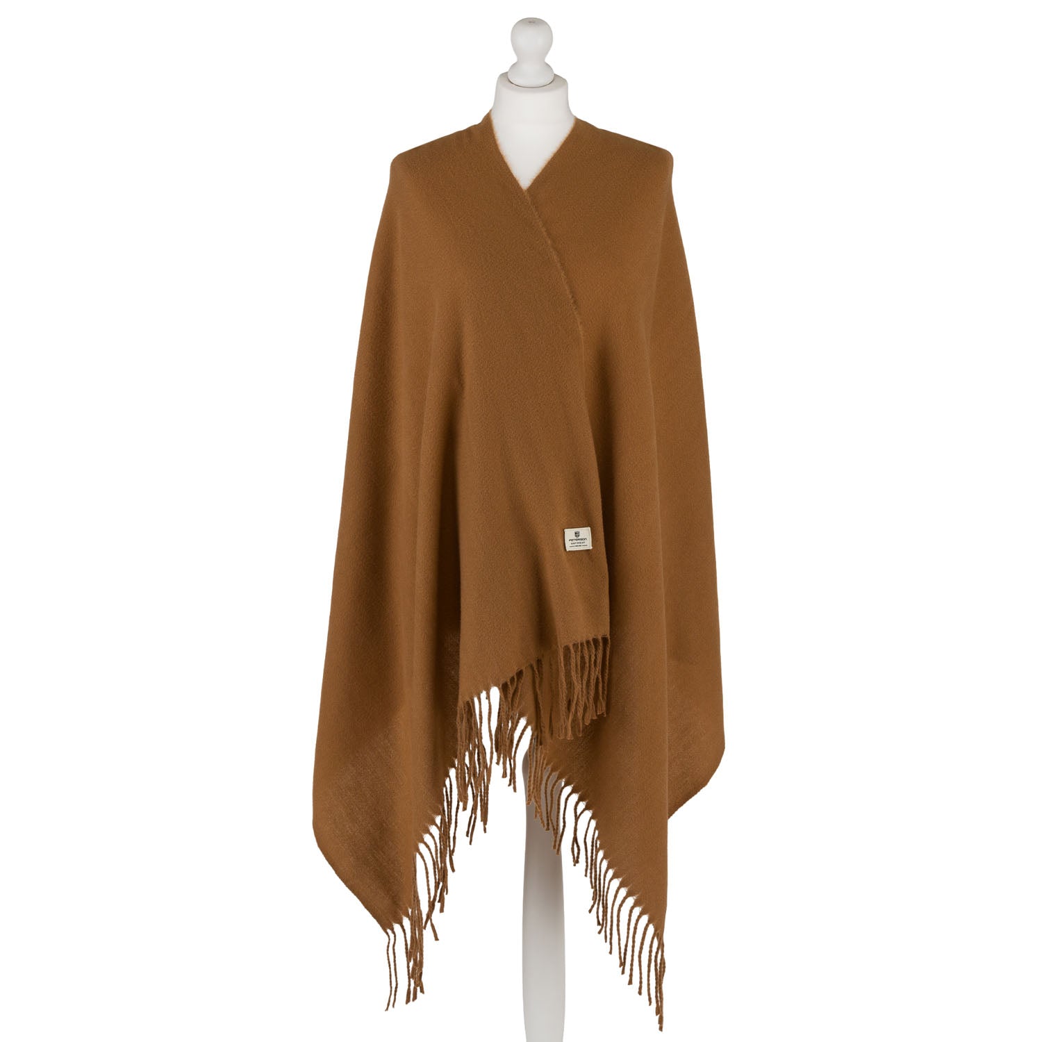 Didelis šalikas moterims Peterson, šviesiai ruda S10