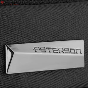 Didelė juoda poliesterio kuprinė PetersonK83