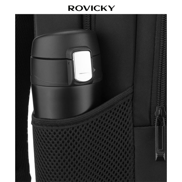 Didelė kuprinė unisex Rovicky, juoda K58