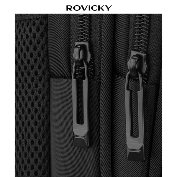 Didelė kuprinė unisex Rovicky, juoda K58