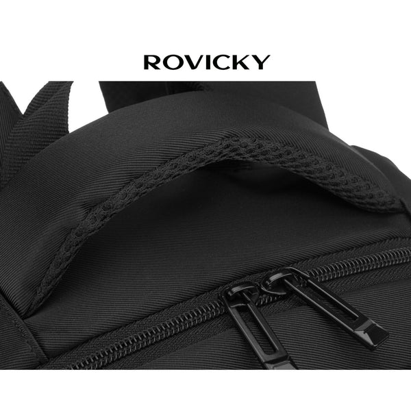 Didelė kuprinė unisex Rovicky, juoda K58