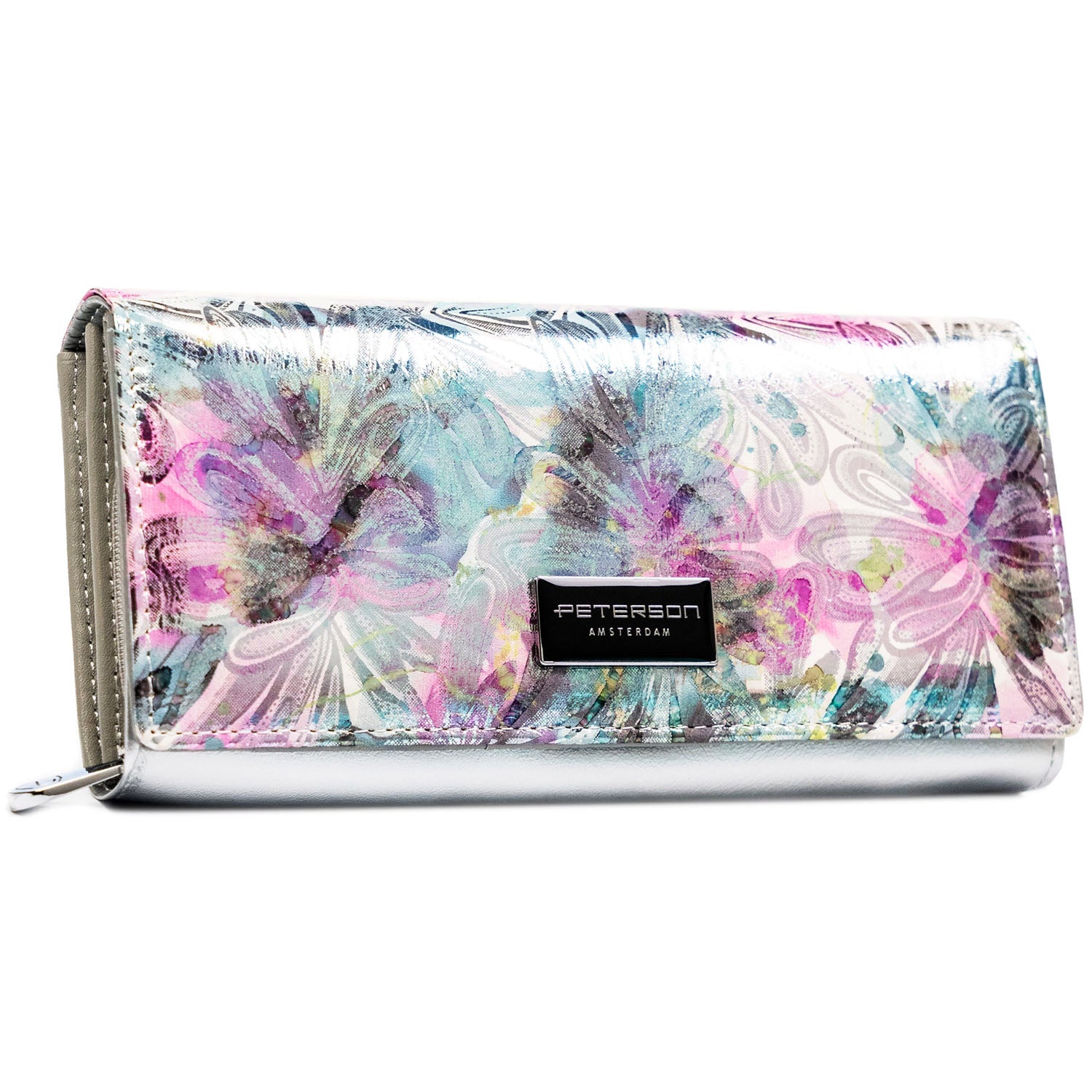Didelė piniginė moterims Peterson, įvairiaspalvė PT27