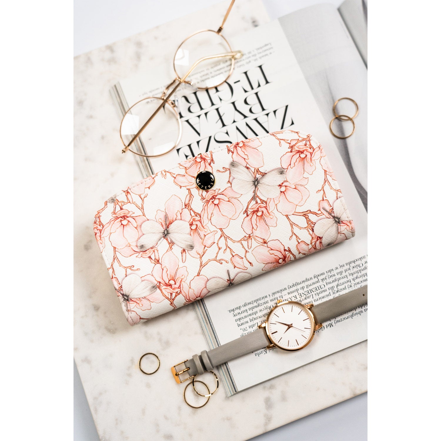 Natūralios odos piniginė moterims Peterson L117 N361