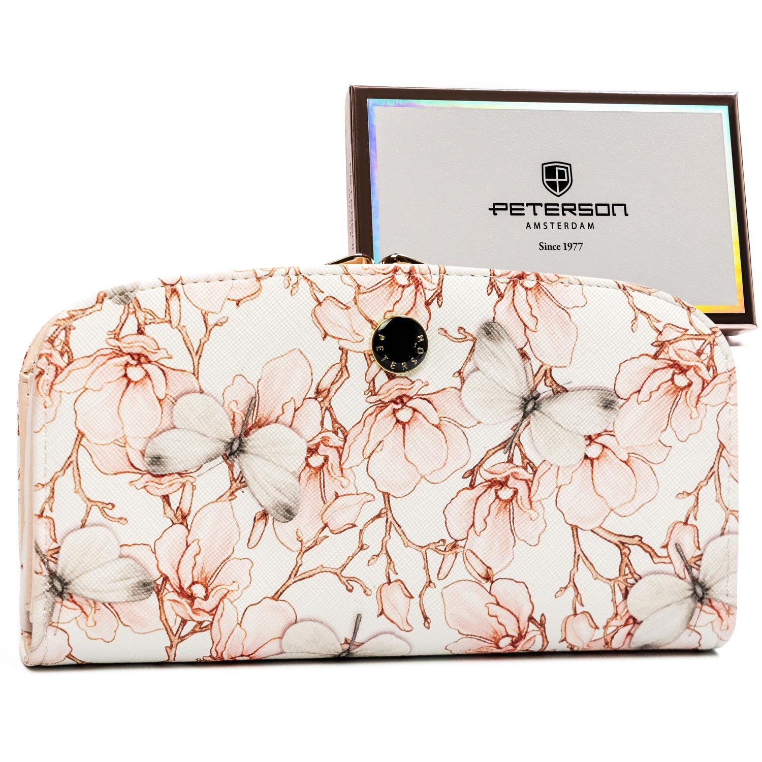 Natūralios odos piniginė moterims Peterson L117 N361