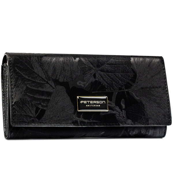 Didelė piniginė moterims Peterson, juoda 2463