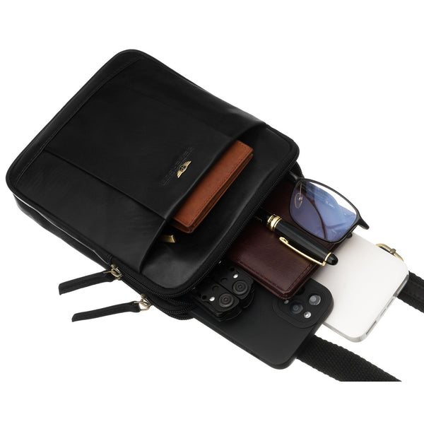 Rankinė vyrams Peterson, juoda R475