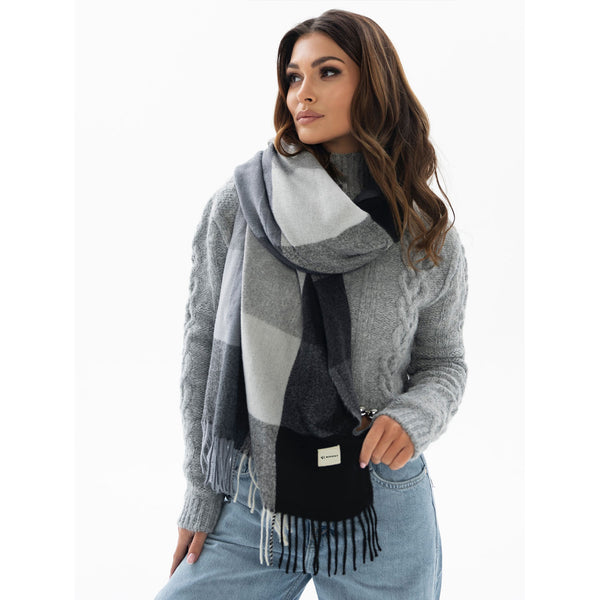 Šalikas moterims Rovicky, juoda S16