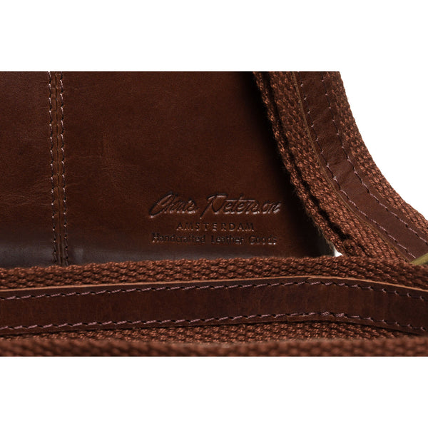 Maža rankinė vyrams Peterson, ruda 0338