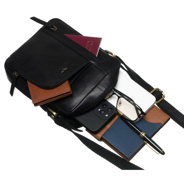 Rankinė vyrams Peterson, juoda R458
