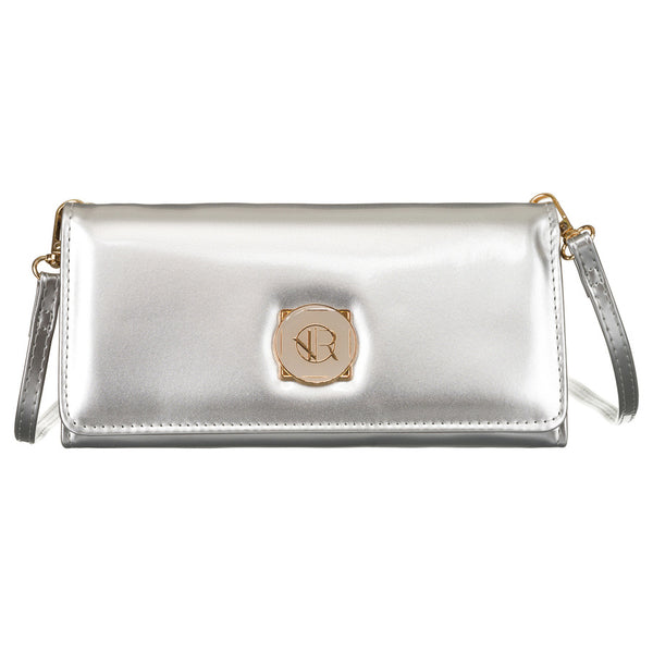 Maža elegantiška rankinė Rovicky, sidabrinė R0178