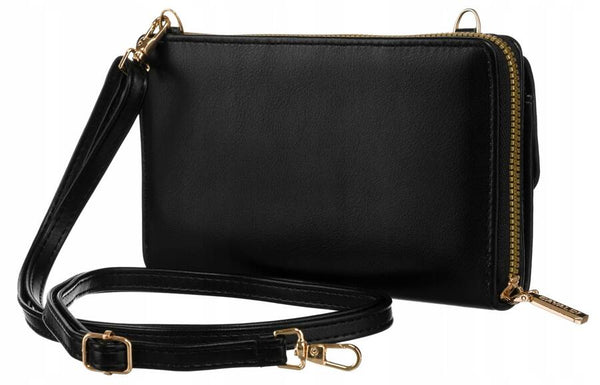 Maža elegantiška rankinė 4U Cavaldi, juoda A0153