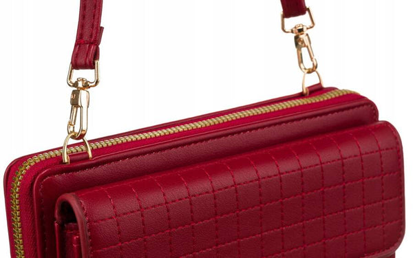 Maža elegantiška rankinė Cavaldi, raudona A0154