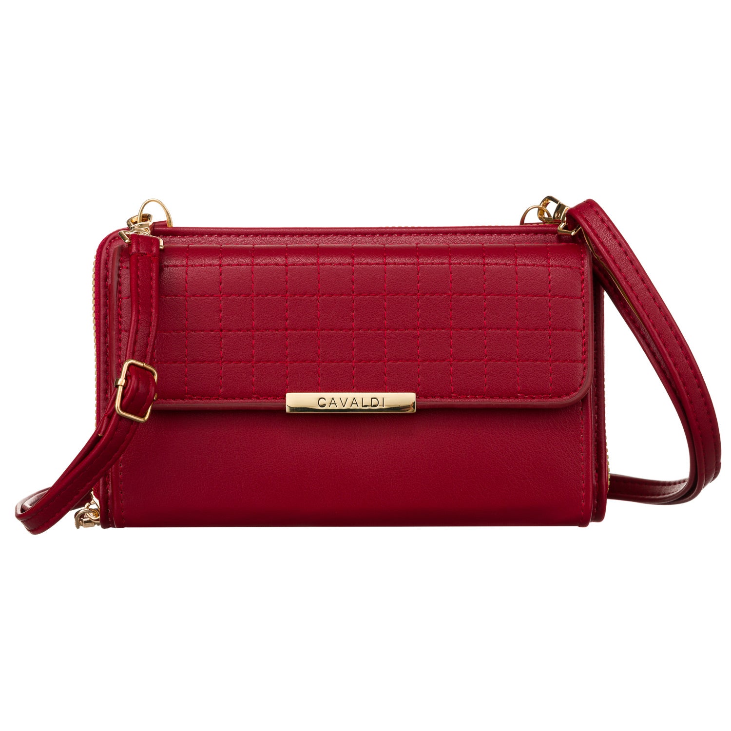 Maža elegantiška rankinė Cavaldi, raudona A0154