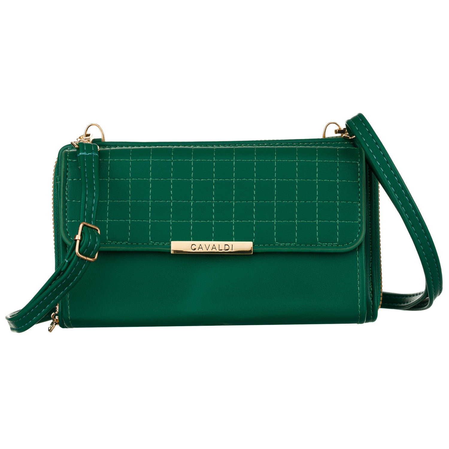 Maža elegantiška rankinė 4U Cavaldi, žalia A0155