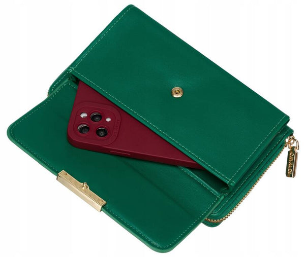 Maža elegantiška rankinė 4U Cavaldi, žalia A0155