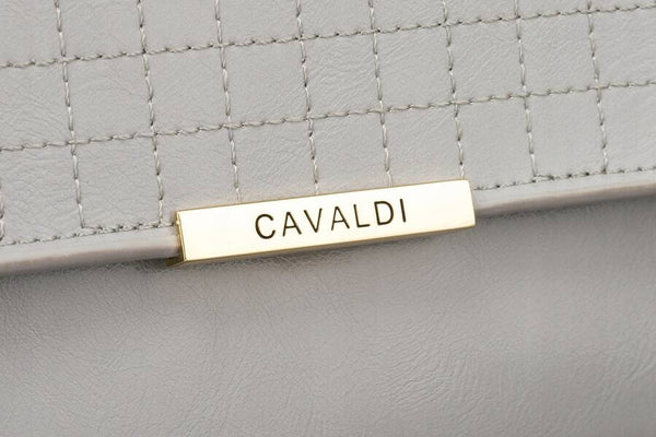 Maža elegantiška rankinė Cavaldi, pilka C0157