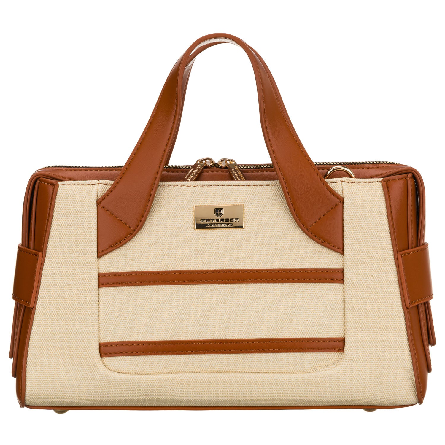 Rankinė moterims Peterson, dramblio kaulo ir ruda 1306