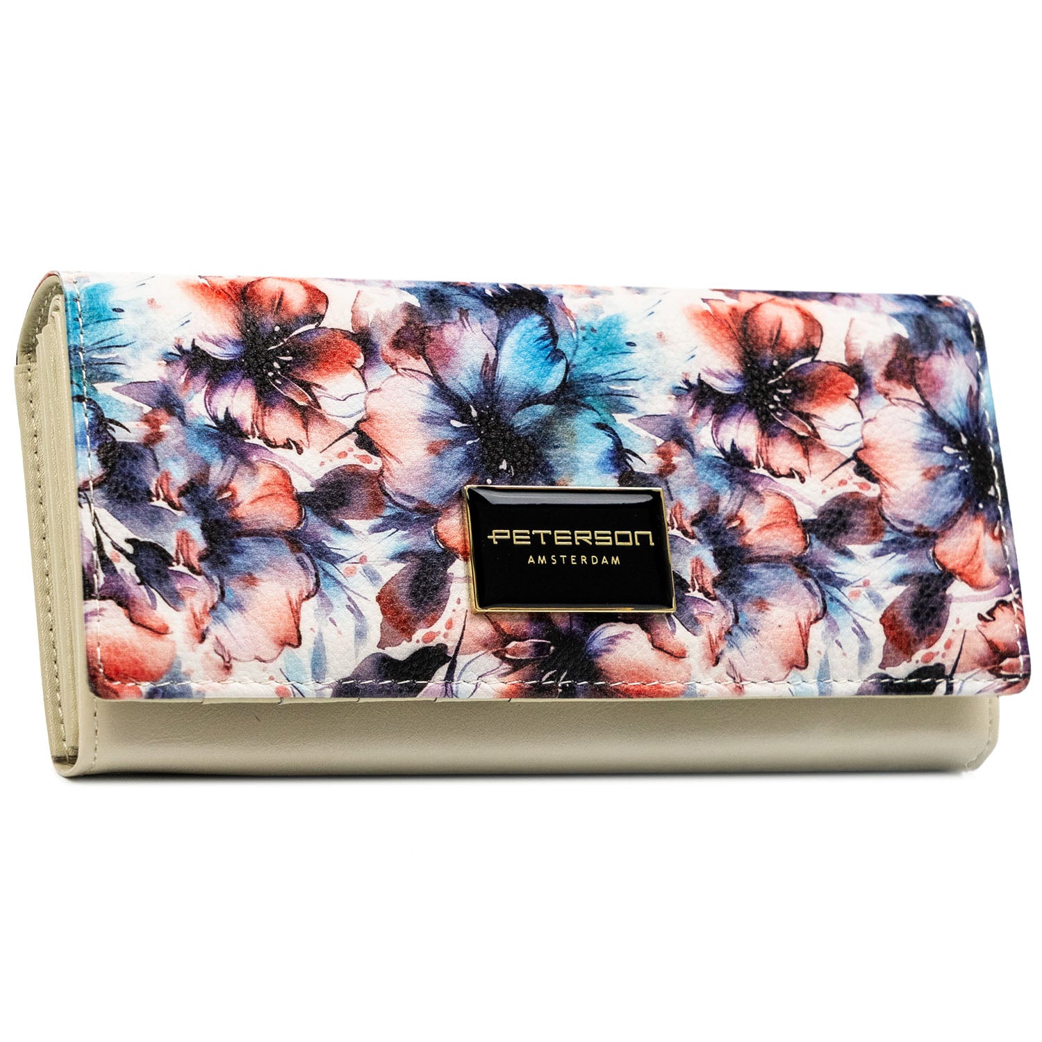 Piniginė moterims Peterson, gėlėtas PT74