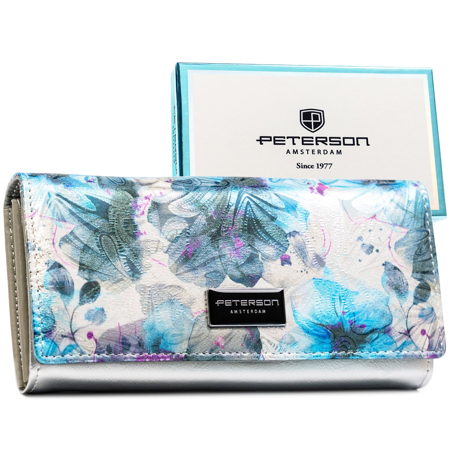 Vidutinė piniginė moterims Peterson, įvairiaspalvė PT19