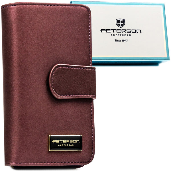 Vidutinė piniginė moterims Peterson, violetinė PT112