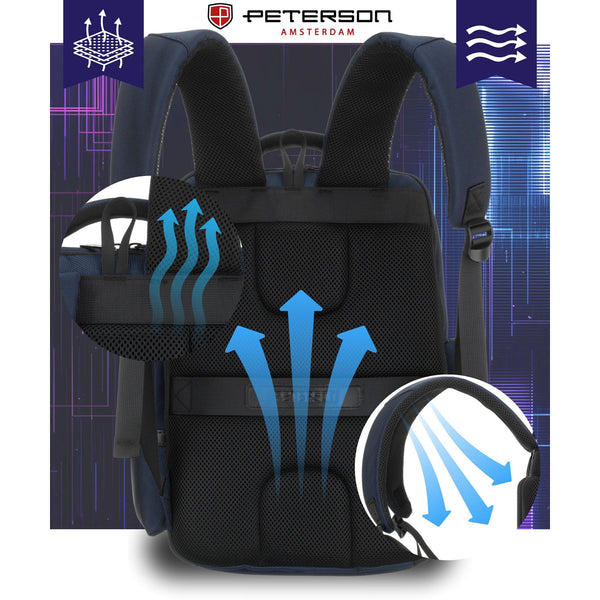 Kuprinė moterims Peterson, tamsiai mėlyna K18