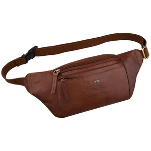 Vyriška ruda odinė rankinė Peterson K47