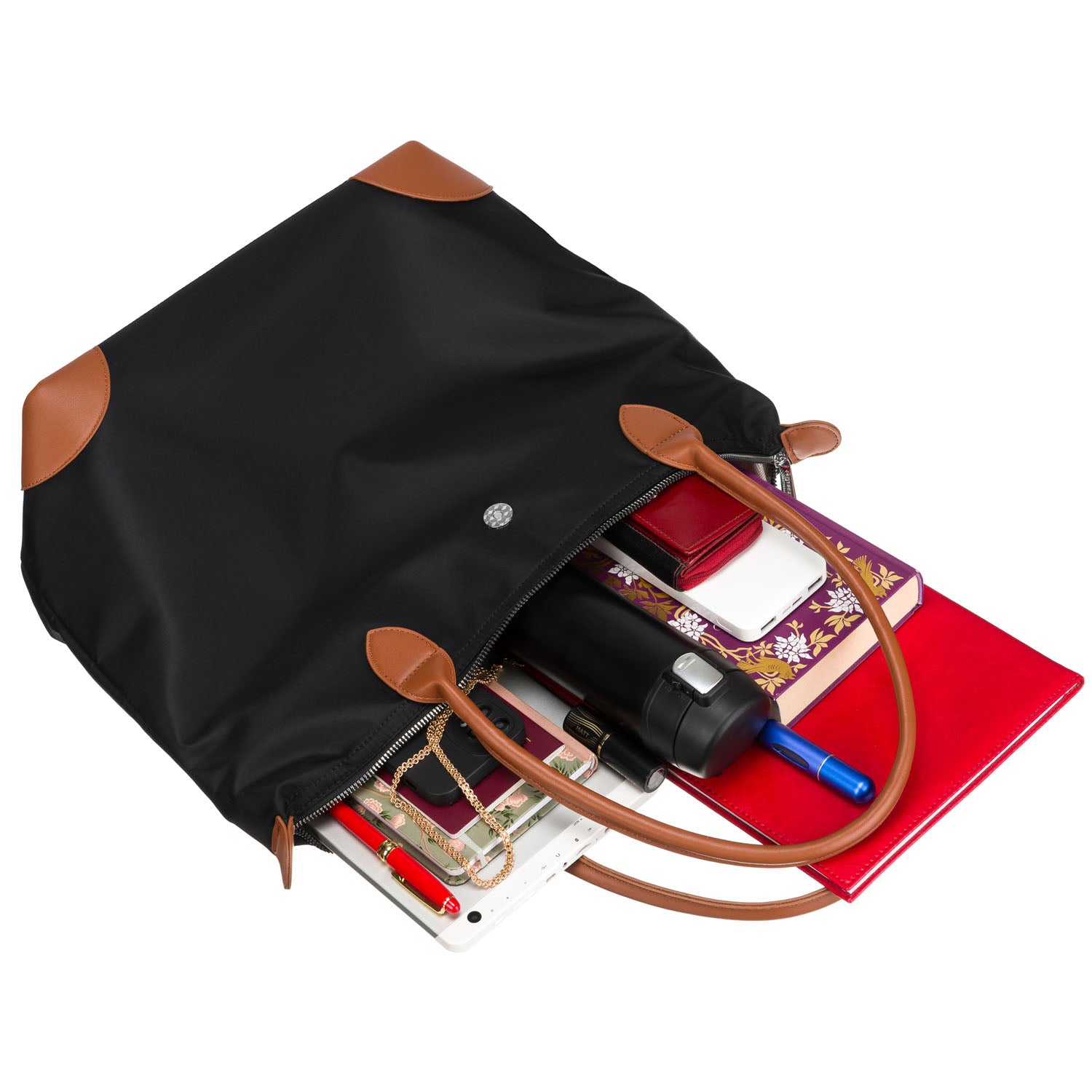 Didelė rankinė moterims Peterson, juoda N504