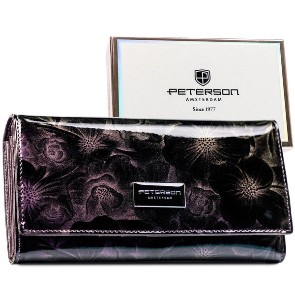 Didelė piniginė moterims Peterson, violetinė N469