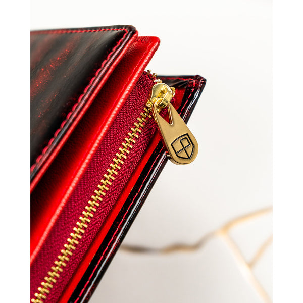 Vidutinė piniginė moterims Peterson, raudona PT106