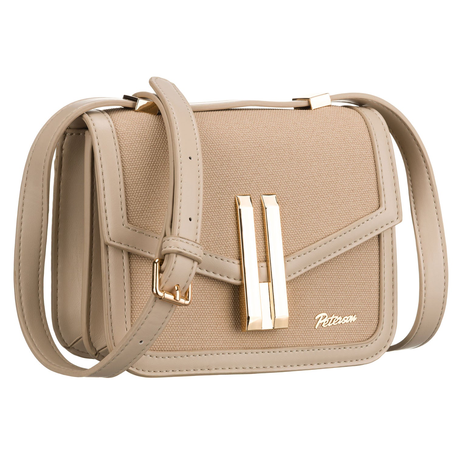 Maža rankinė moterims Peterson, smėlio 1252