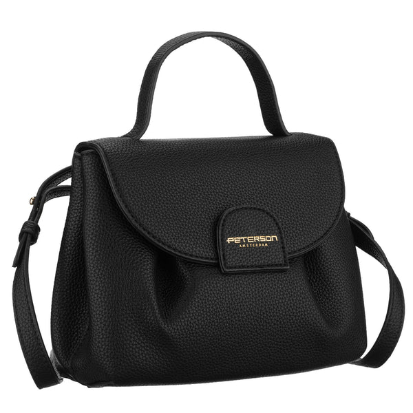 Moteriška rankinė per petį Peterson, juoda AX30