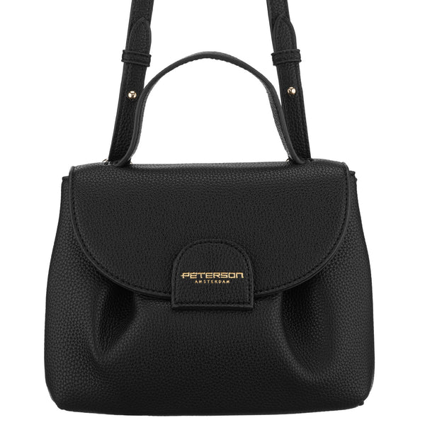 Moteriška rankinė per petį Peterson, juoda AX30