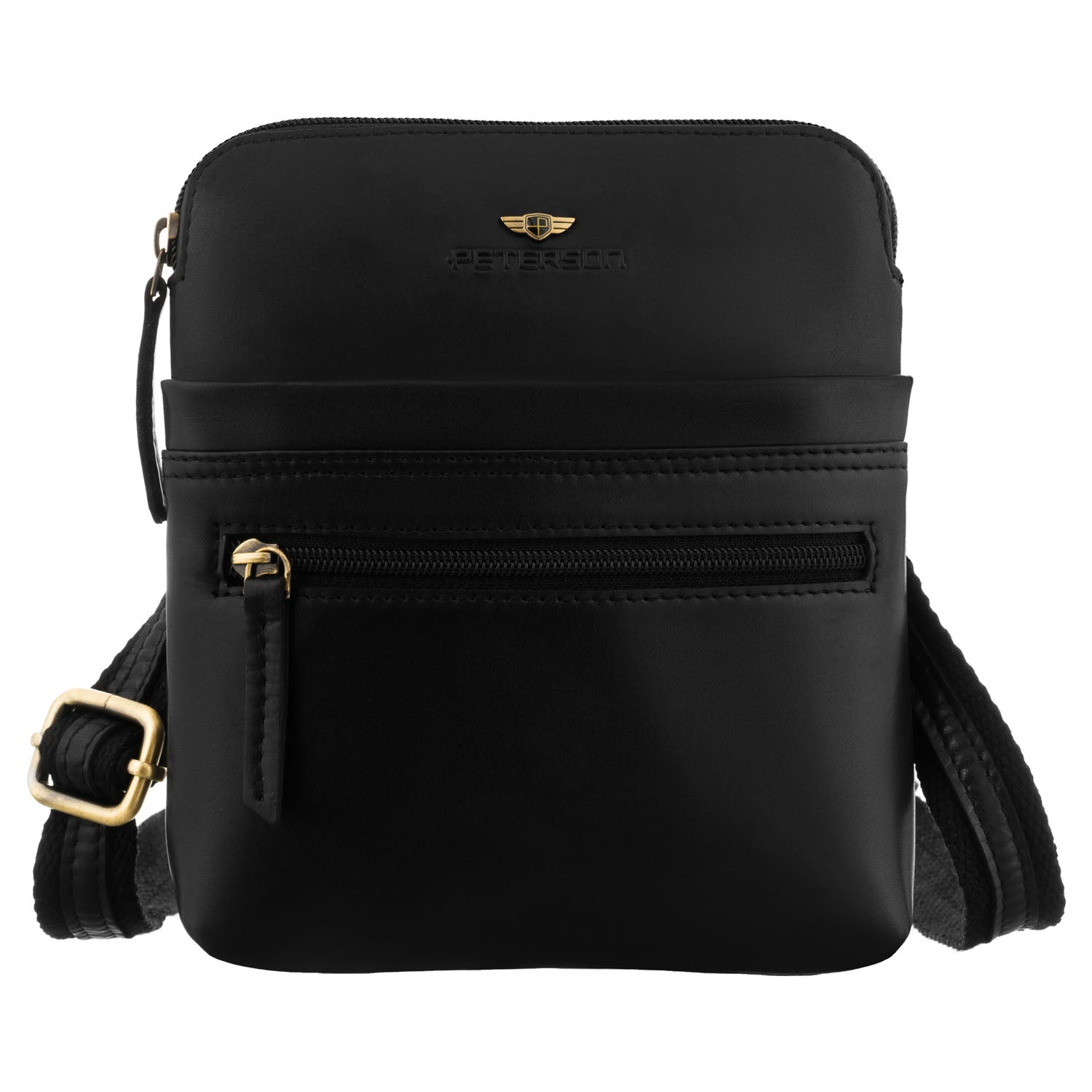 Maža rankinė vyrams Peterson, juoda 0611