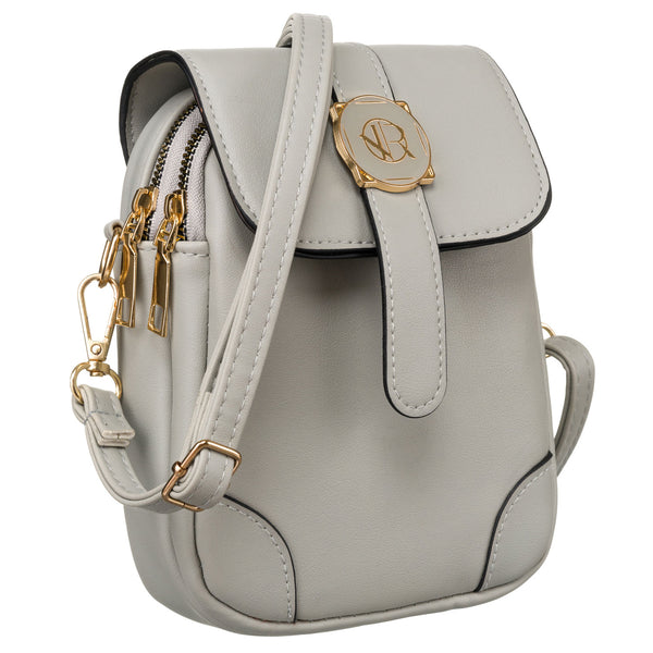 Rankinė maža eko oda Rovicky, pilka R0183