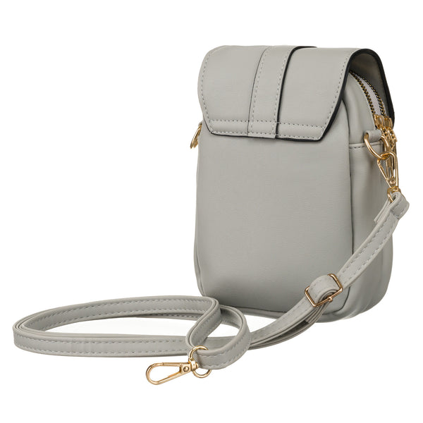 Rankinė maža eko oda Rovicky, pilka R0183