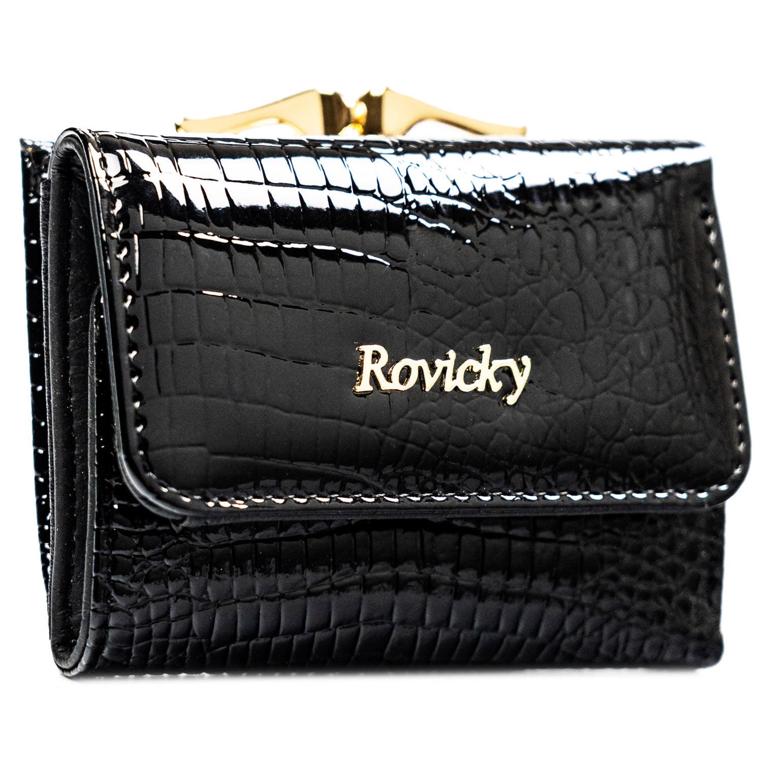 Maža piniginė moterims Rovicky, juoda