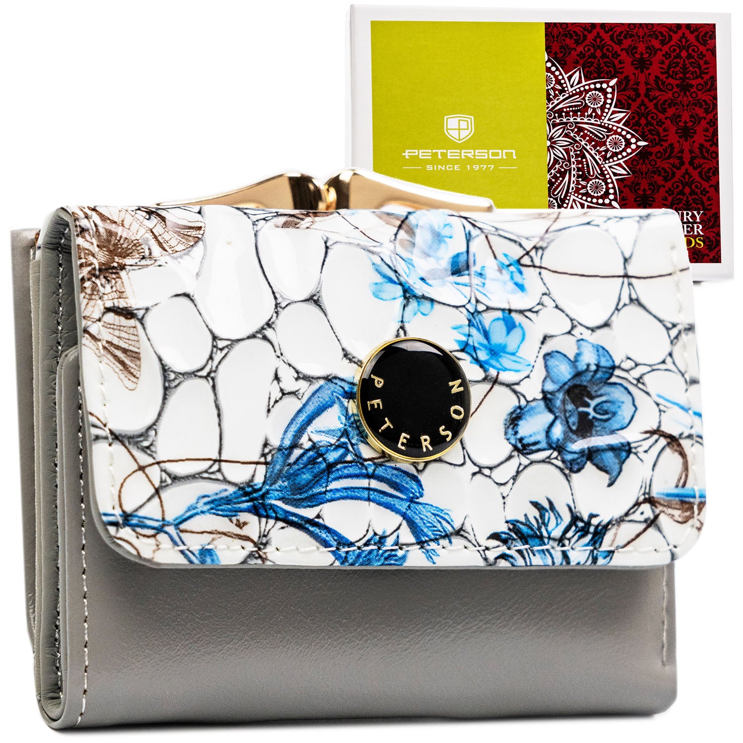 Maža piniginė moterims Peterson, mėlyna PT30